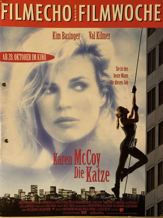 FILM-ECHO FILMWOCHE magazine side cover Issue 40 8 October 1993