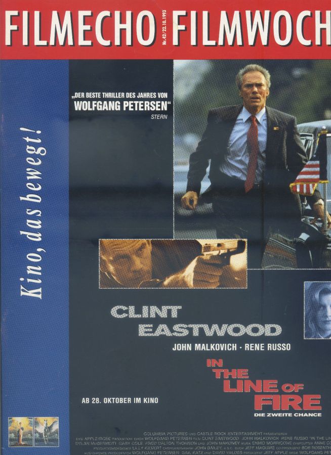 FILM-ECHO FILMWOCHE magazine side cover Issue 42 22 October 1993