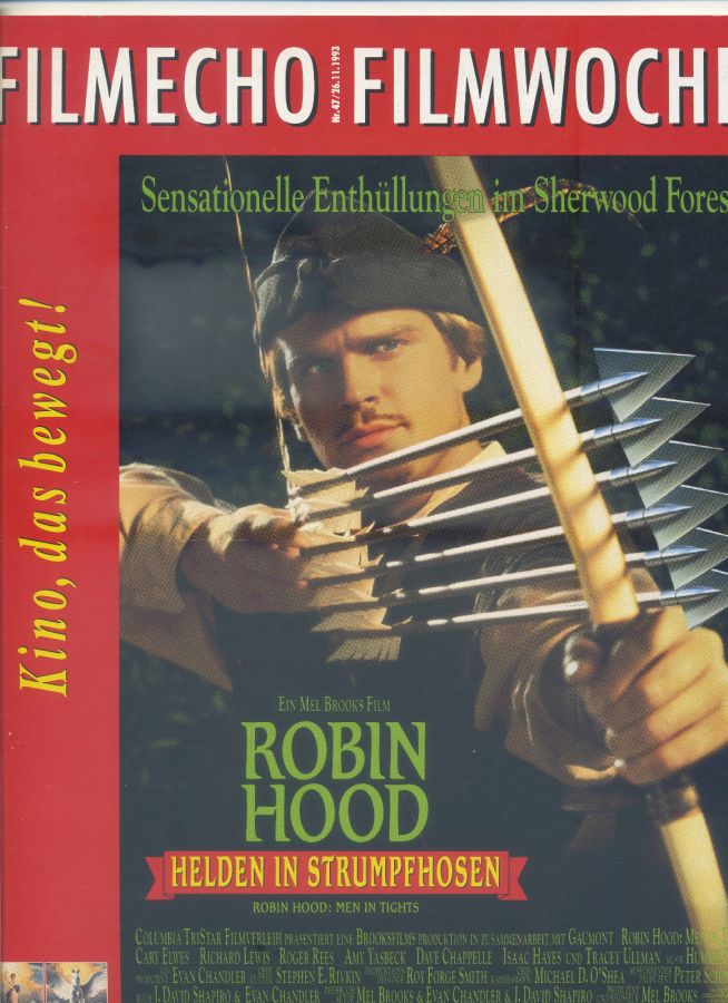 FILM-ECHO FILMWOCHE magazine side cover Issue 47 26 November 1993