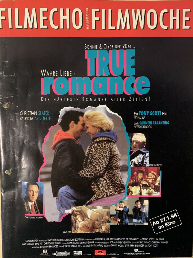 FILM-ECHO FILMWOCHE magazine side cover Issue 51-2 23 December 1993