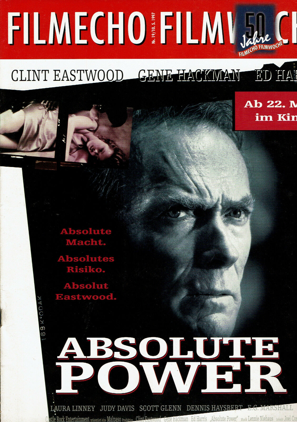 FILM-ECHO FILMWOCHE magazine side cover Issue 19 10 May 1997