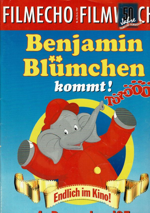 FILM-ECHO FILMWOCHE magazine side cover Issue 34 23 August 1997