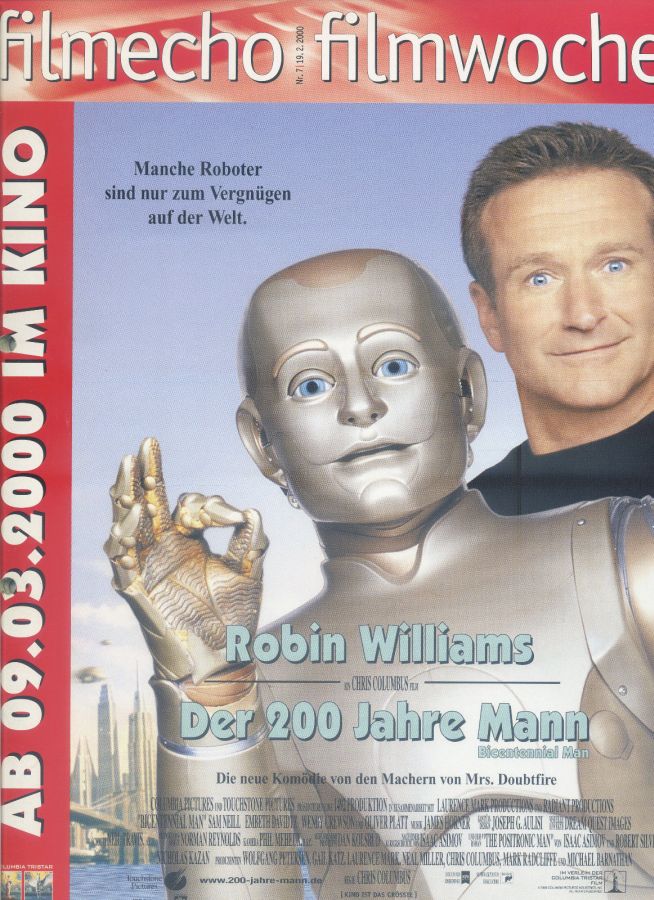 FILM-ECHO FILMWOCHE magazine side cover Issue 7 19 February 2000