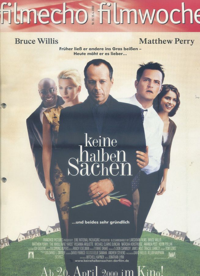FILM-ECHO FILMWOCHE magazine side cover Issue 15 15 April 2000
