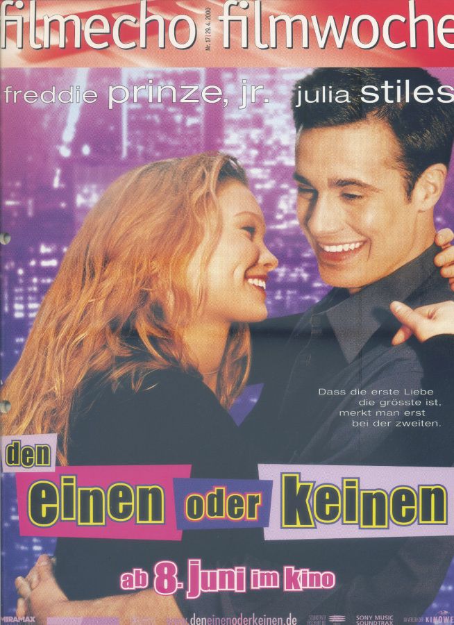 FILM-ECHO FILMWOCHE magazine side cover Issue 17 29 April 2000