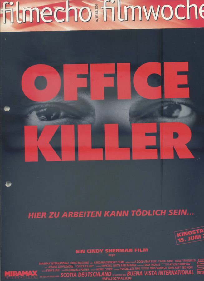 FILM-ECHO FILMWOCHE magazine side cover Issue 22 3 June 2000