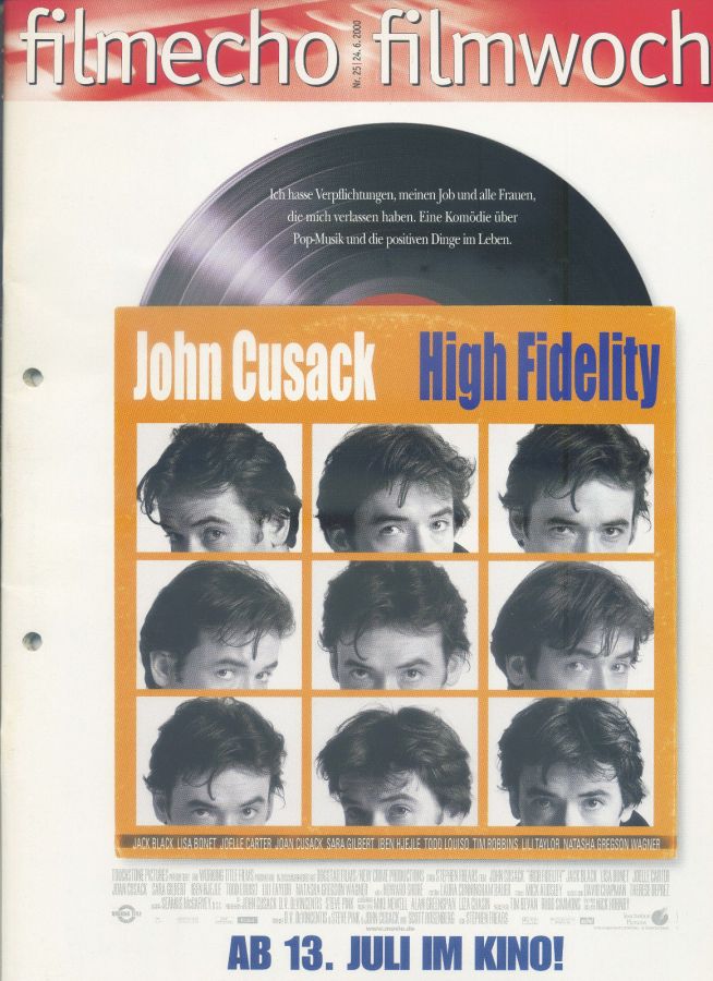 FILM-ECHO FILMWOCHE magazine side cover Issue 25 24 June 2000