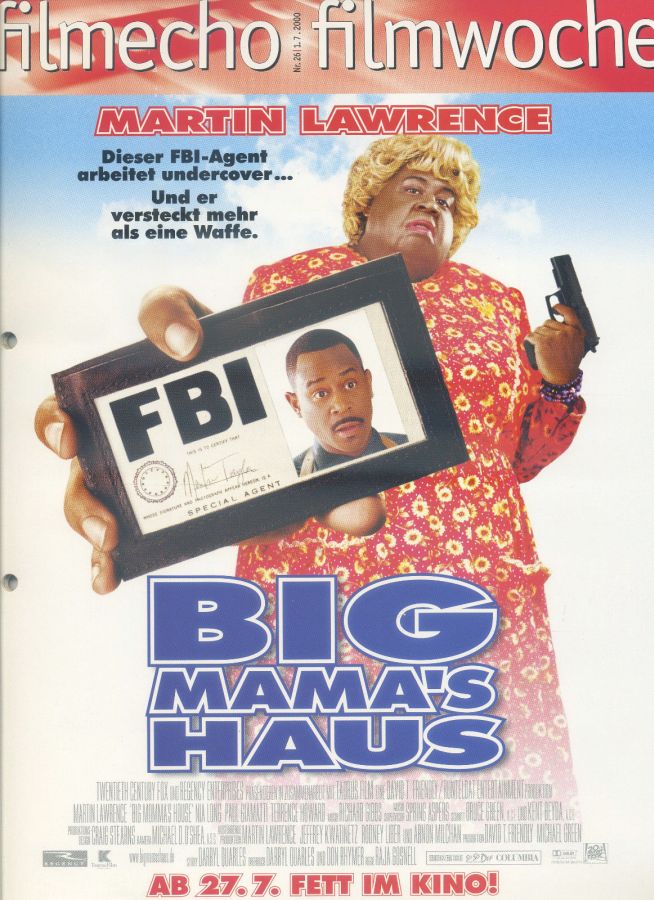 FILM-ECHO FILMWOCHE magazine side cover Issue 26 1 July 2000