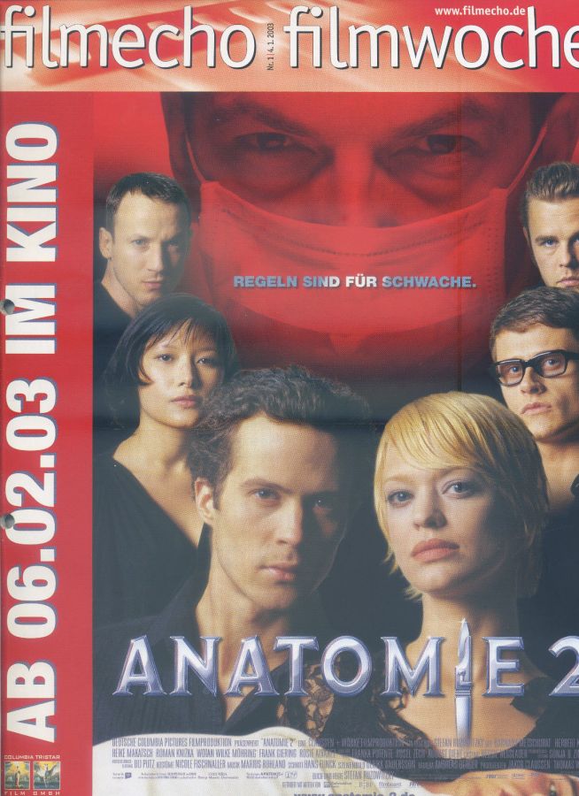 FILM-ECHO FILMWOCHE magazine side cover Issue 1 4 January 2003