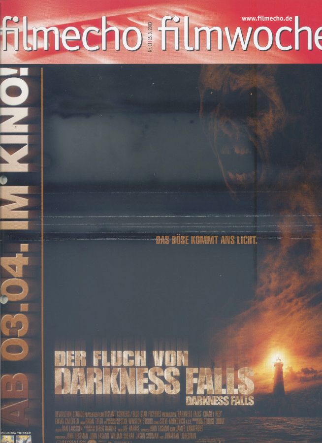 FILM-ECHO FILMWOCHE magazine side cover Issue 11 15 March 2003
