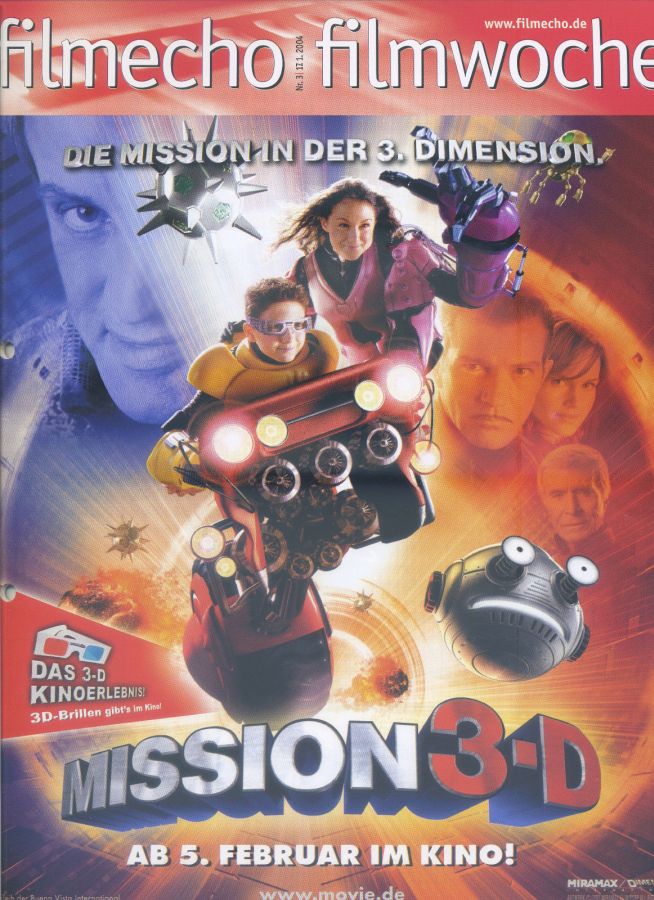 FILM-ECHO FILMWOCHE magazine side cover Issue 3 17 January 2004