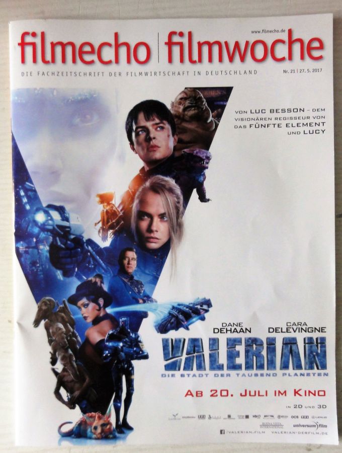 FILM-ECHO FILMWOCHE magazine side cover Issue 21 27 May 2017