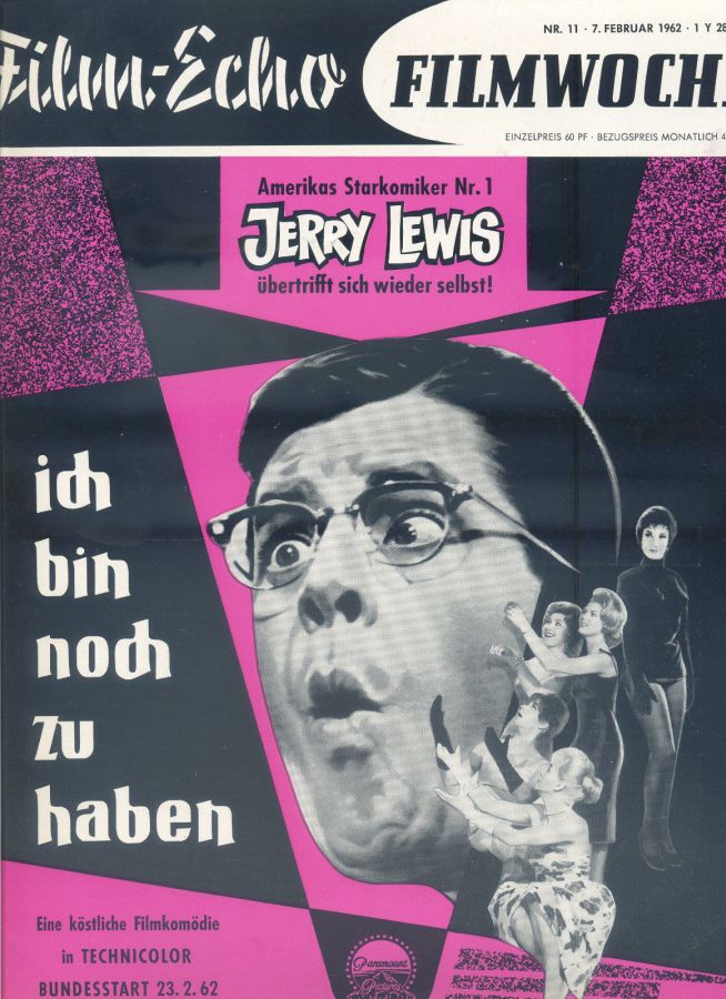 FILM-ECHO FILMWOCHE magazine side cover Issue 11 7 February 1962