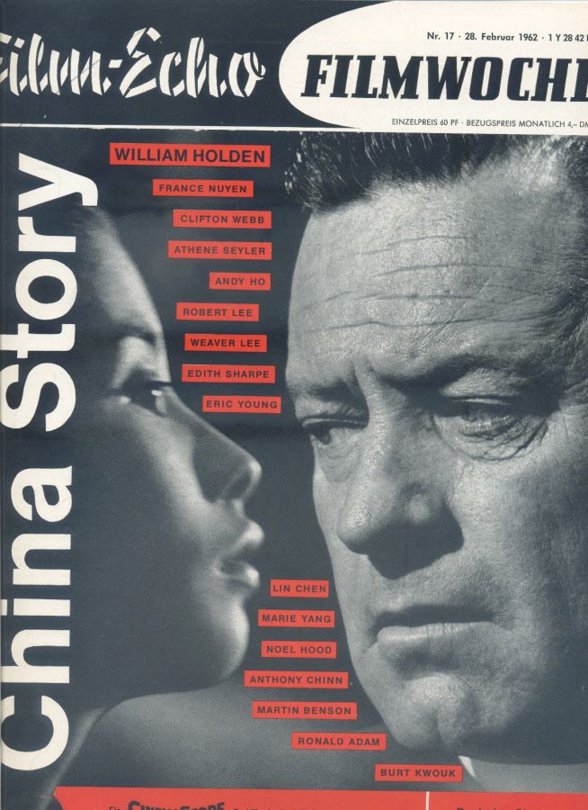 FILM-ECHO FILMWOCHE magazine side cover Issue 17 28 February 1962