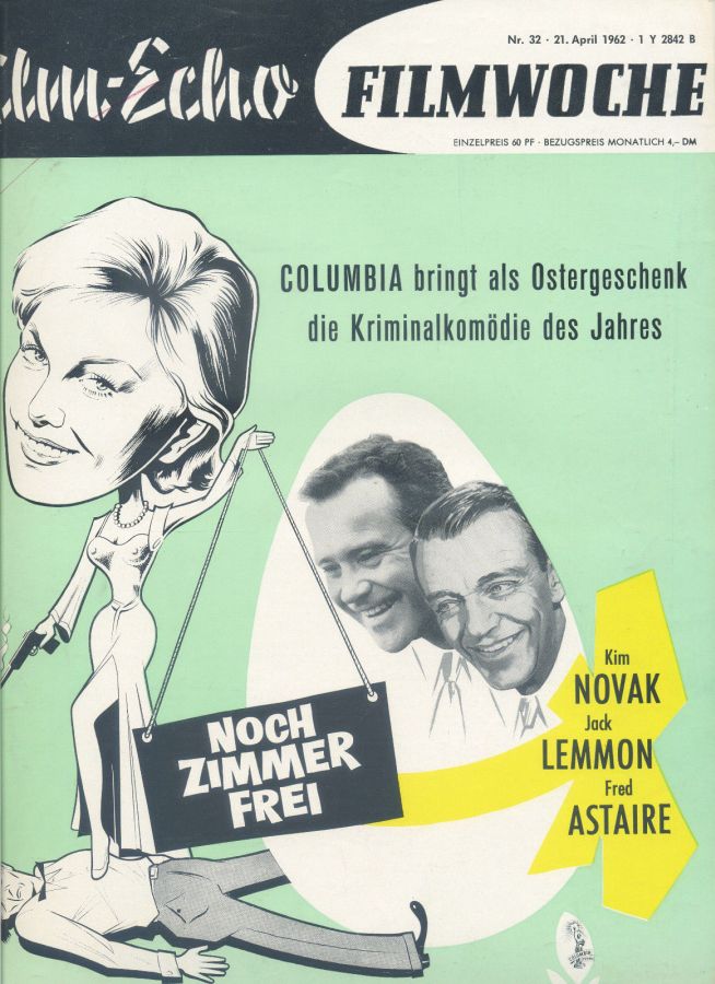 FILM-ECHO FILMWOCHE magazine side cover Issue 32 21 April 1962