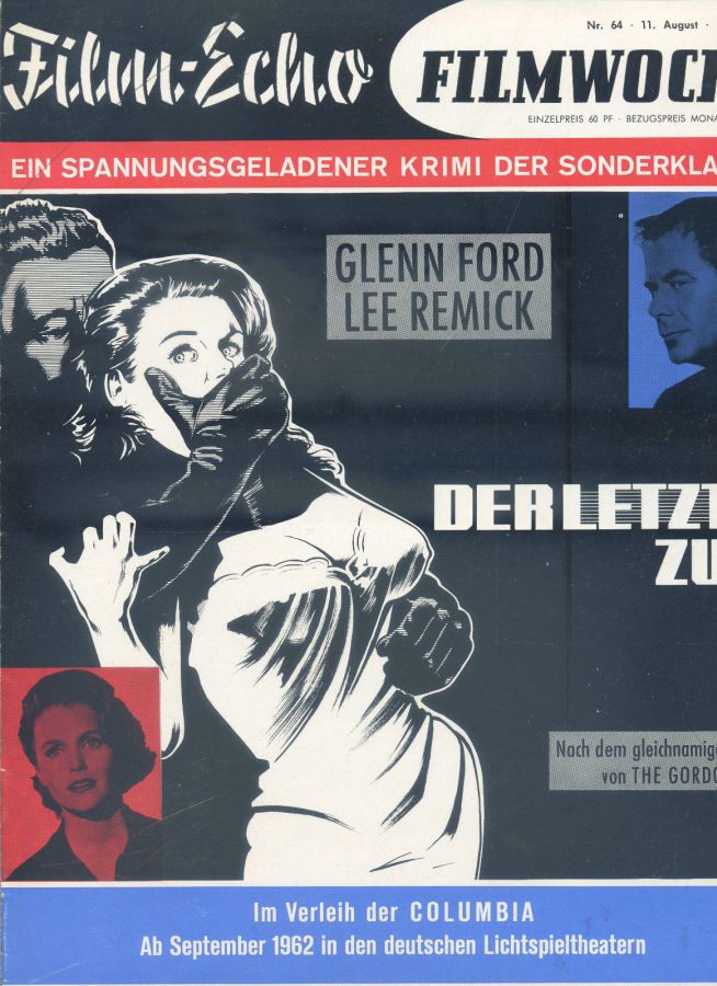 FILM-ECHO FILMWOCHE magazine side cover Issue 64 11 August 1962