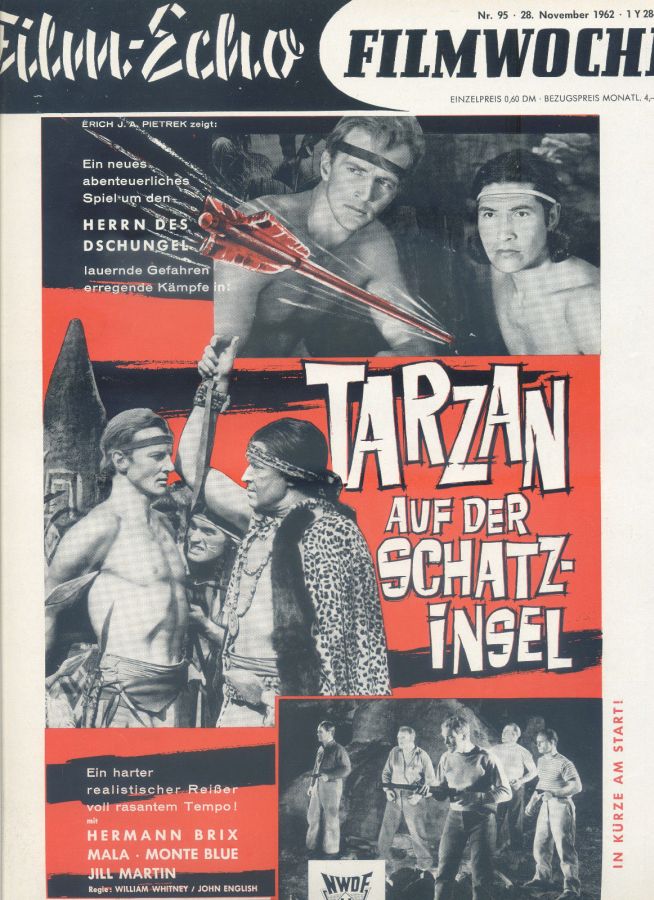 FILM-ECHO FILMWOCHE magazine side cover Issue 95 28 November 1962