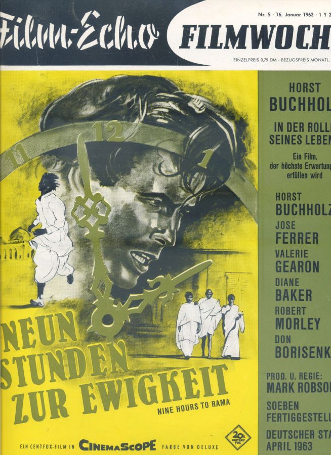 FILM-ECHO FILMWOCHE magazine side cover Issue 5 16 January 1963