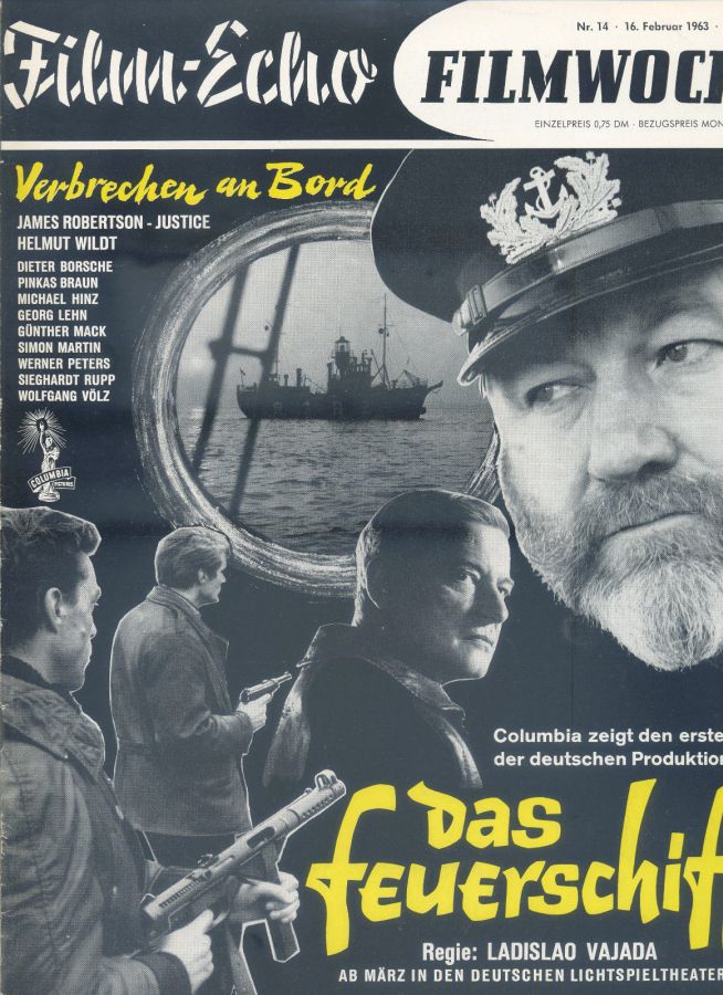 FILM-ECHO FILMWOCHE magazine side cover Issue 14 16 February 1963