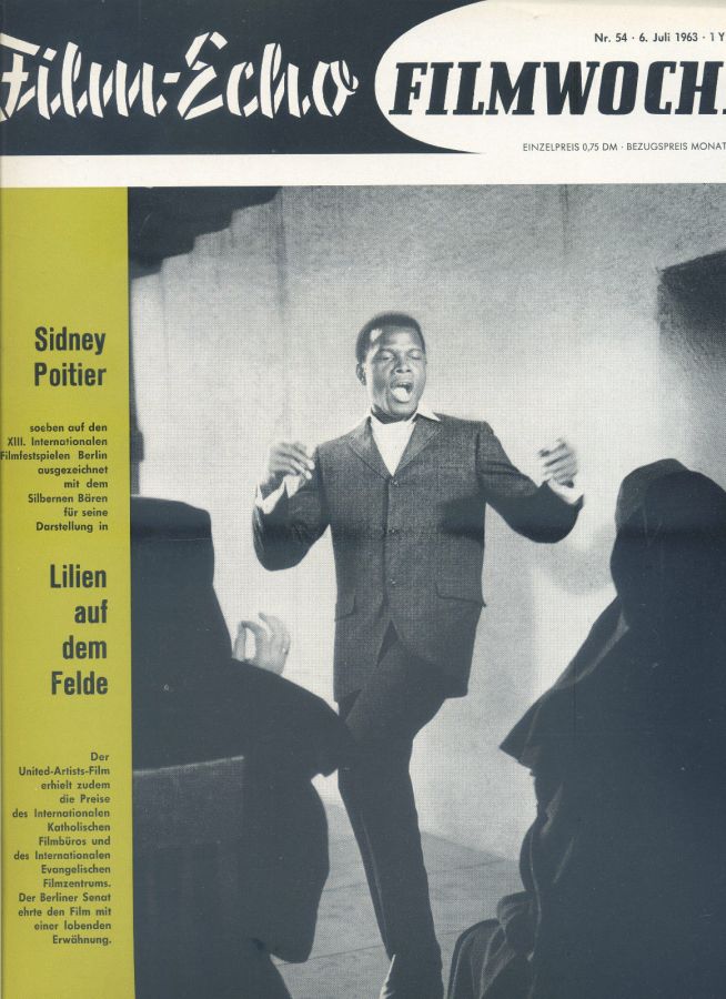 FILM-ECHO FILMWOCHE magazine side cover Issue 54 6 July 1963