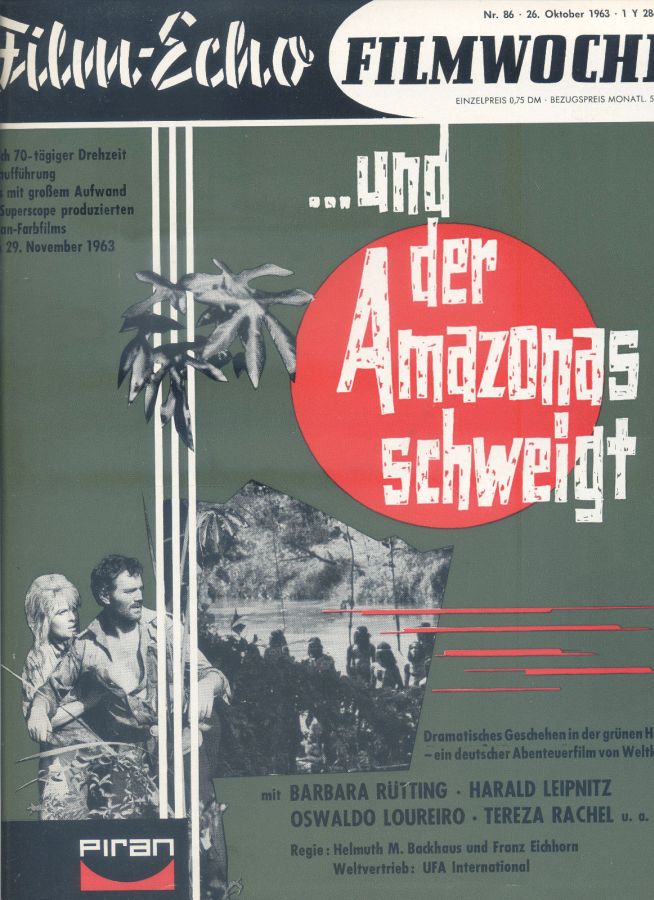 FILM-ECHO FILMWOCHE magazine side cover Issue 86 26 October 1963