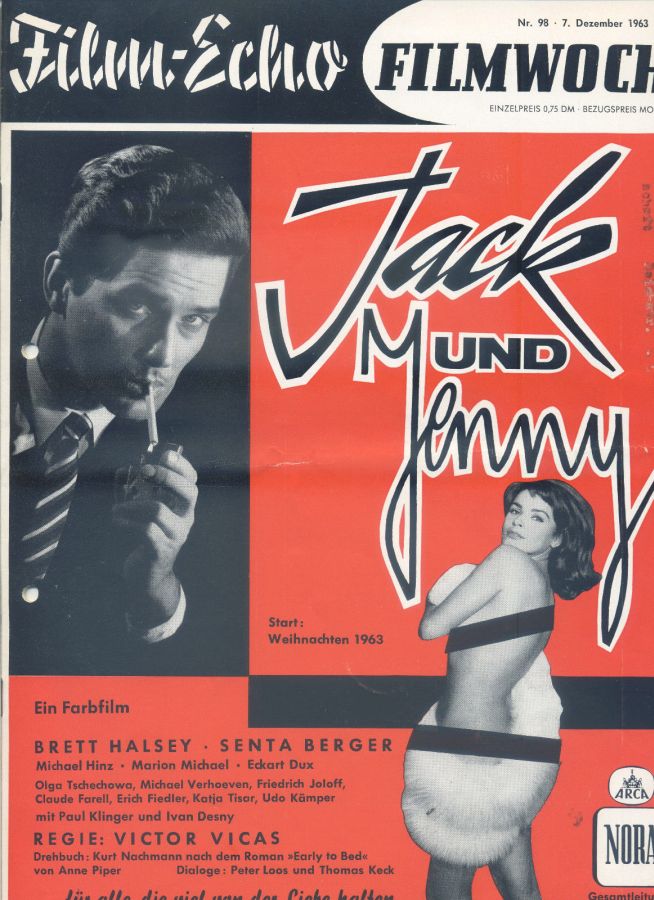 FILM-ECHO FILMWOCHE magazine side cover Issue 98 7 December 1963