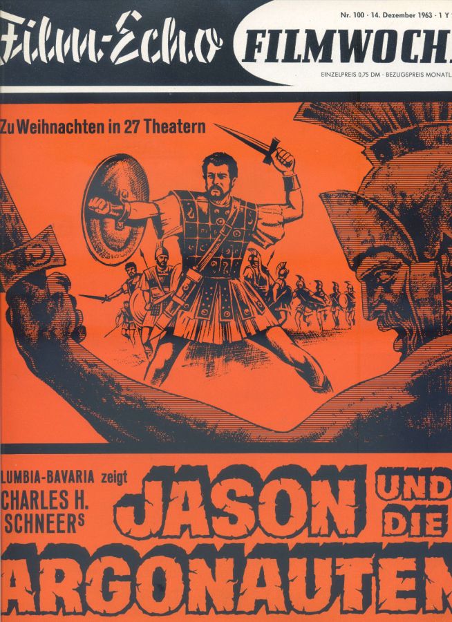 FILM-ECHO FILMWOCHE magazine side cover Issue 100 14 December 1963