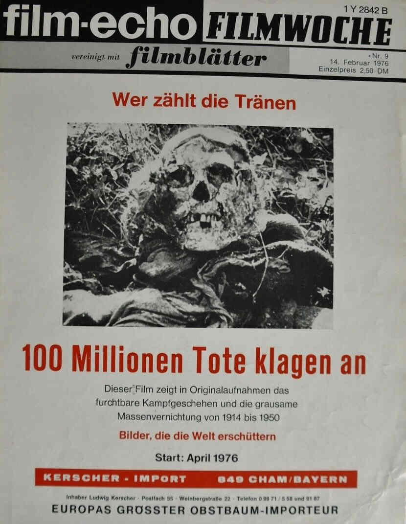 FILM-ECHO FILMWOCHE magazine side cover Issue 9 14 February 1976