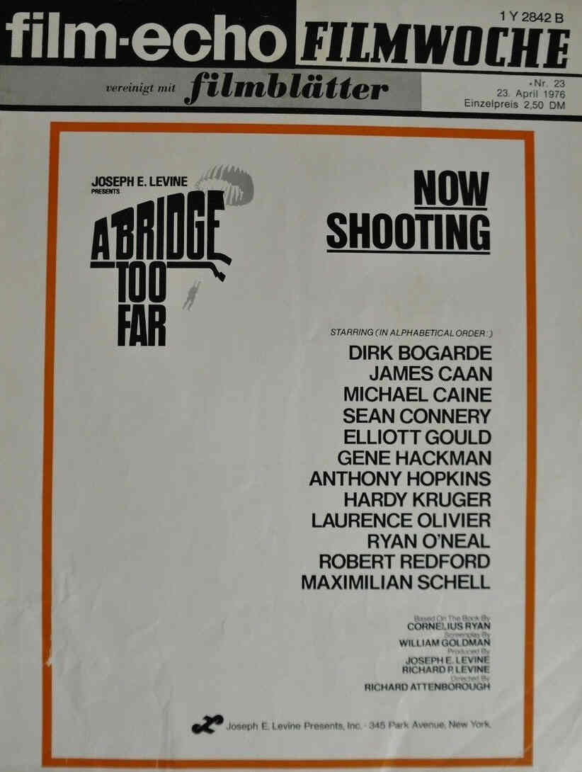 FILM-ECHO FILMWOCHE magazine side cover Issue 23 23 April 1976