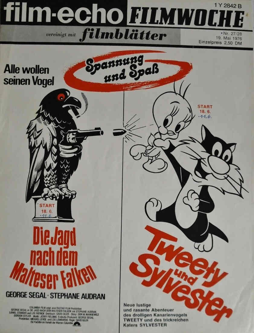 FILM-ECHO FILMWOCHE magazine side cover Issue 27/28 19 May 1976