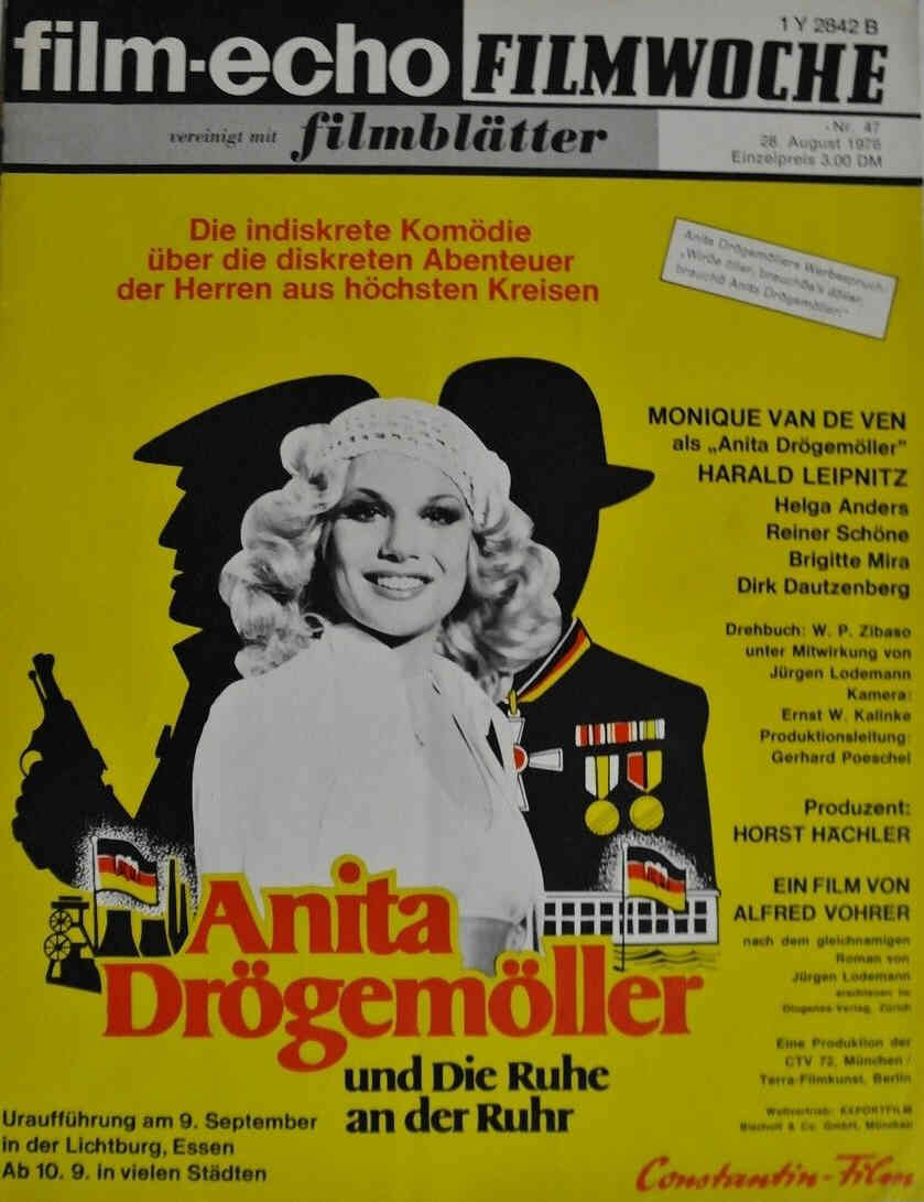 FILM-ECHO FILMWOCHE magazine side cover Issue 47 28 August 1976