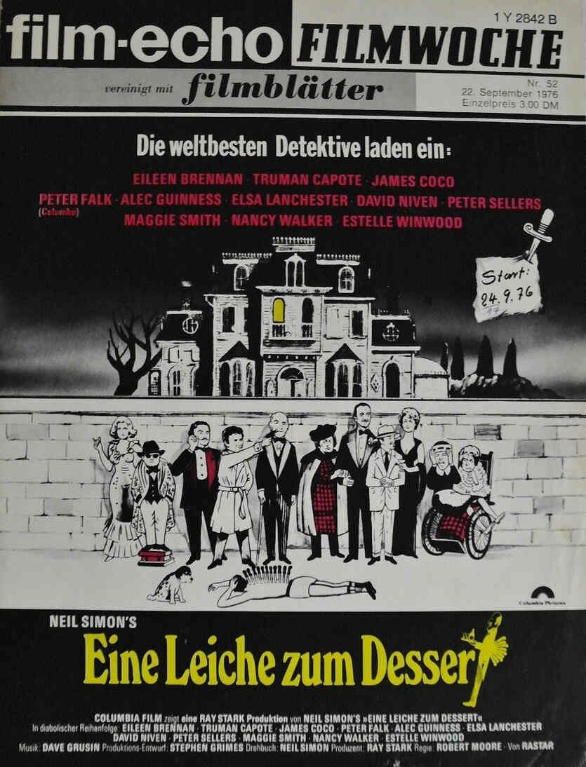 FILM-ECHO FILMWOCHE magazine side cover Issue 52 22 September 1976