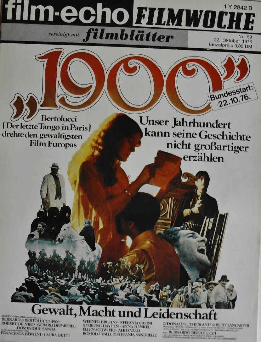 FILM-ECHO FILMWOCHE magazine side cover Issue 59 22 October 1976
