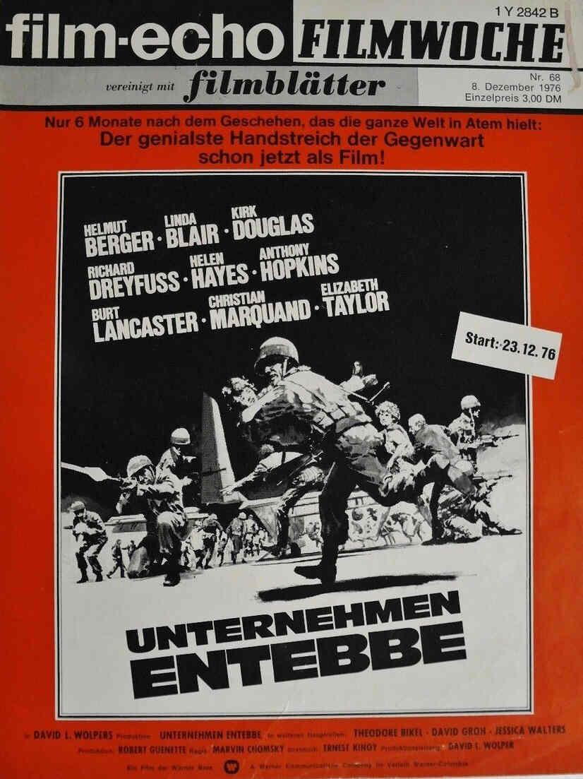 FILM-ECHO FILMWOCHE magazine side cover Issue 68 8 December 1976