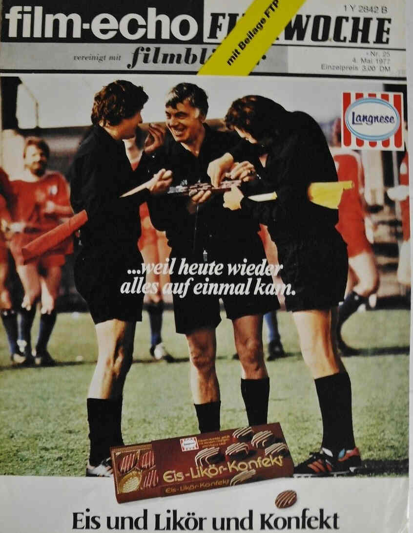 FILM-ECHO FILMWOCHE magazine side cover Issue 25 4 May 1977