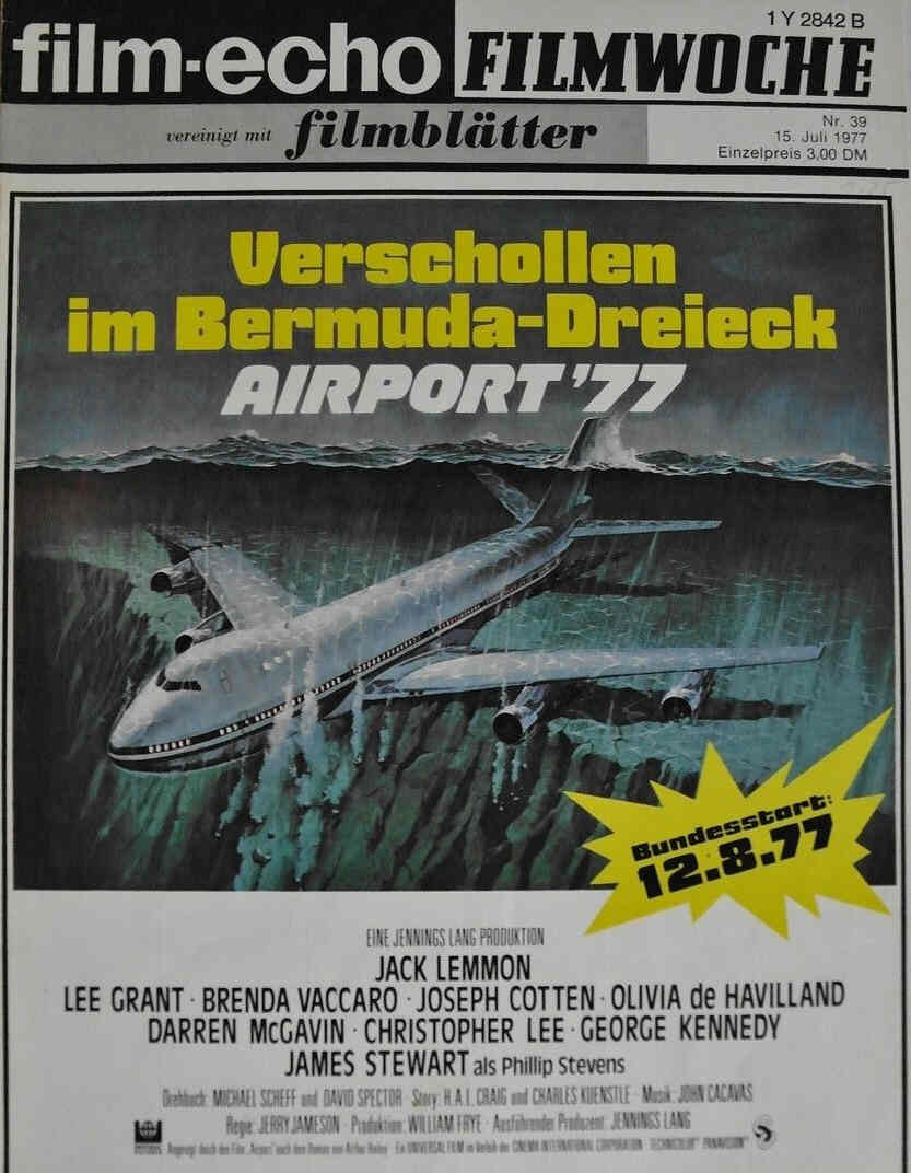 FILM-ECHO FILMWOCHE magazine side cover Issue 39 15 July 1977