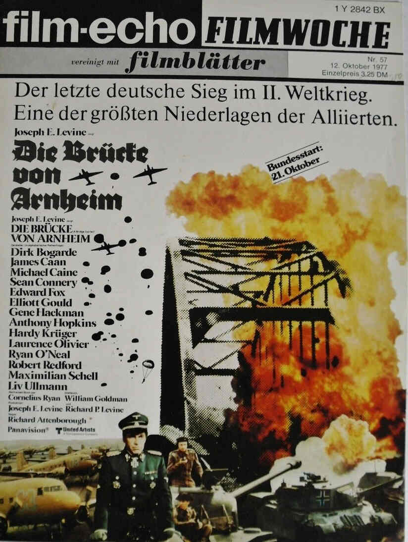 FILM-ECHO FILMWOCHE magazine side cover Issue 57 12 October 1977