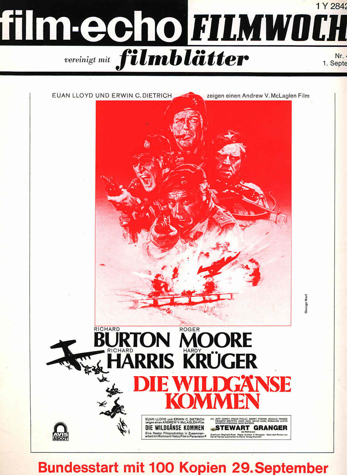 FILM-ECHO FILMWOCHE magazine side cover Issue 47/48 1 September 1978