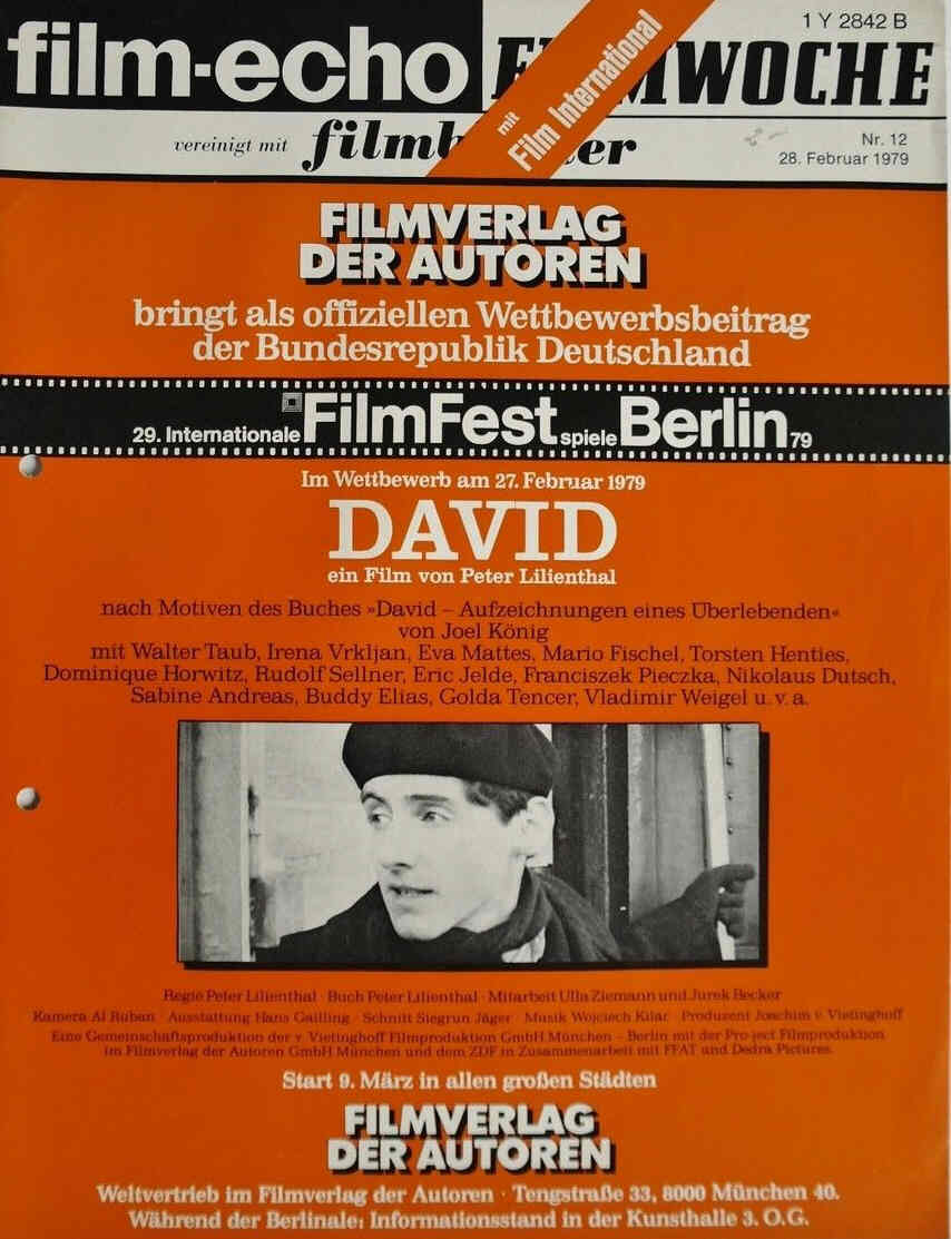 FILM-ECHO FILMWOCHE magazine side cover Issue 12 28 February 1979