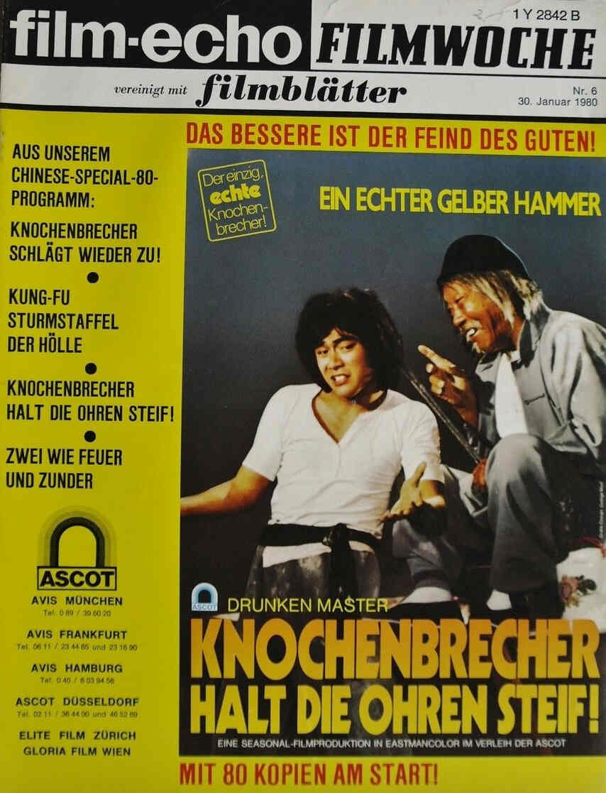 FILM-ECHO FILMWOCHE magazine side cover Issue 6 30 January 1980