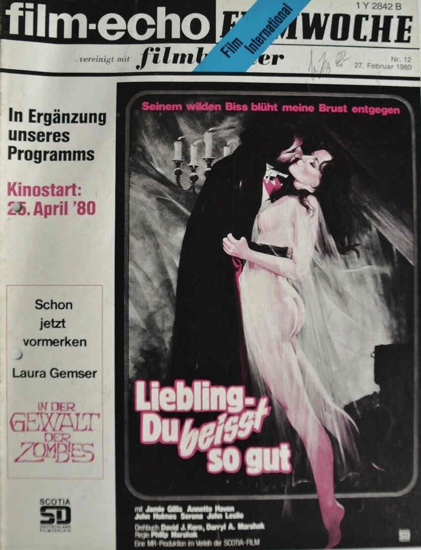 FILM-ECHO FILMWOCHE magazine side cover Issue 12 27 February 1980