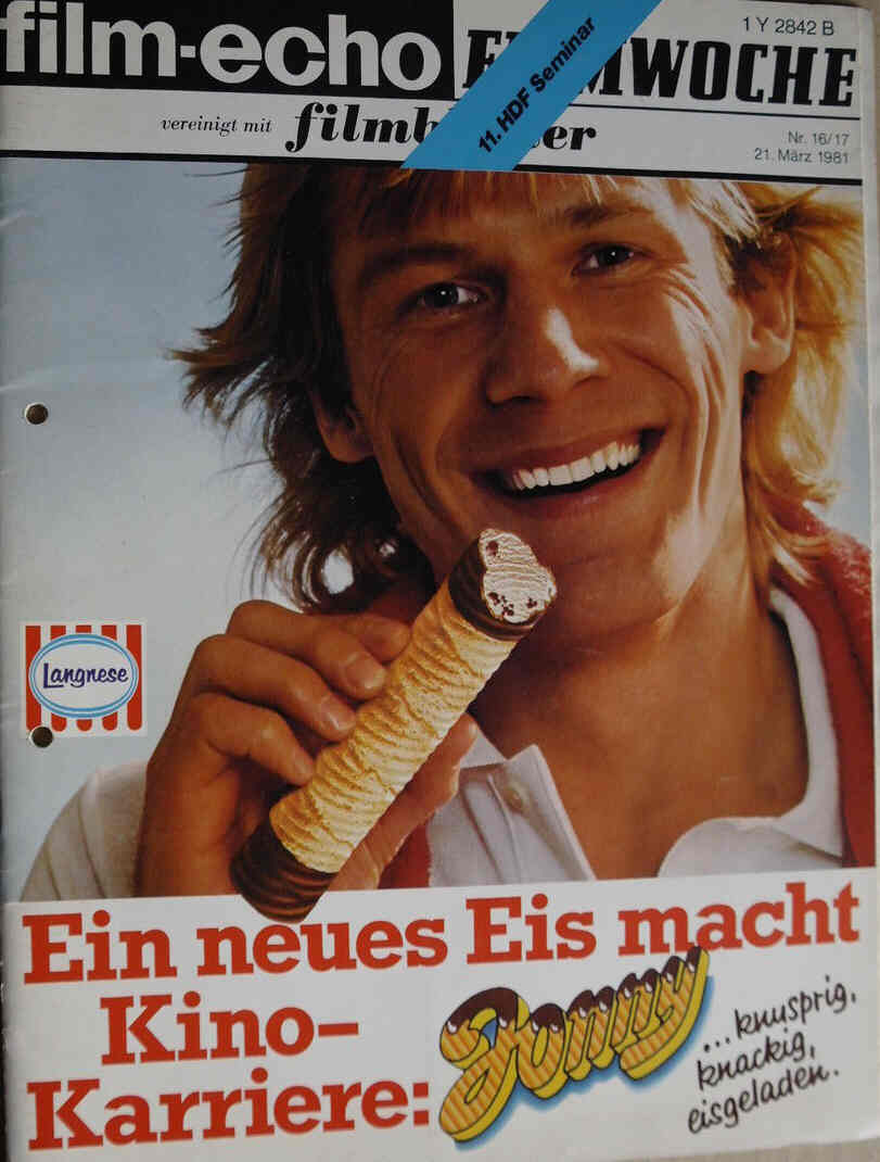 FILM-ECHO FILMWOCHE magazine side cover Issue 16/17 21 March 1981