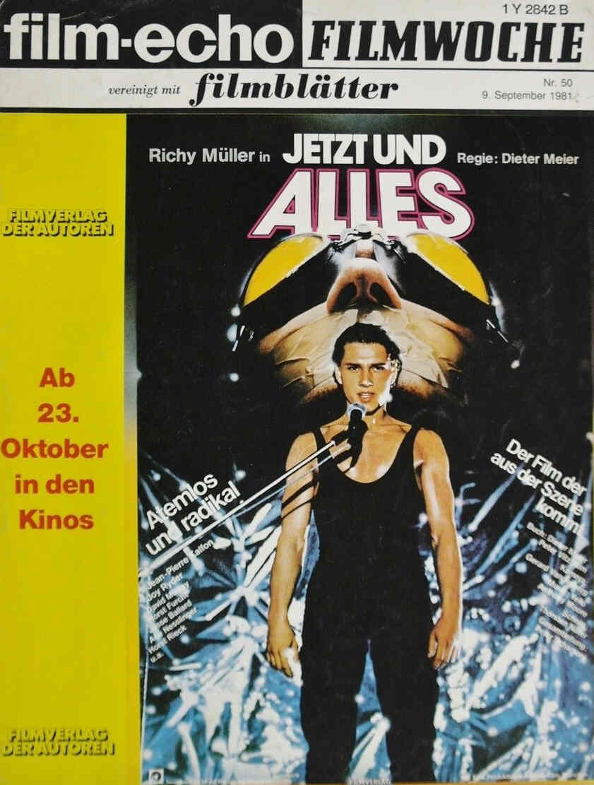 FILM-ECHO FILMWOCHE magazine side cover Issue 50 9 September 1981