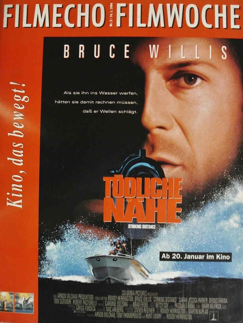 FILM-ECHO FILMWOCHE magazine side cover Issue 2 14 January 1994