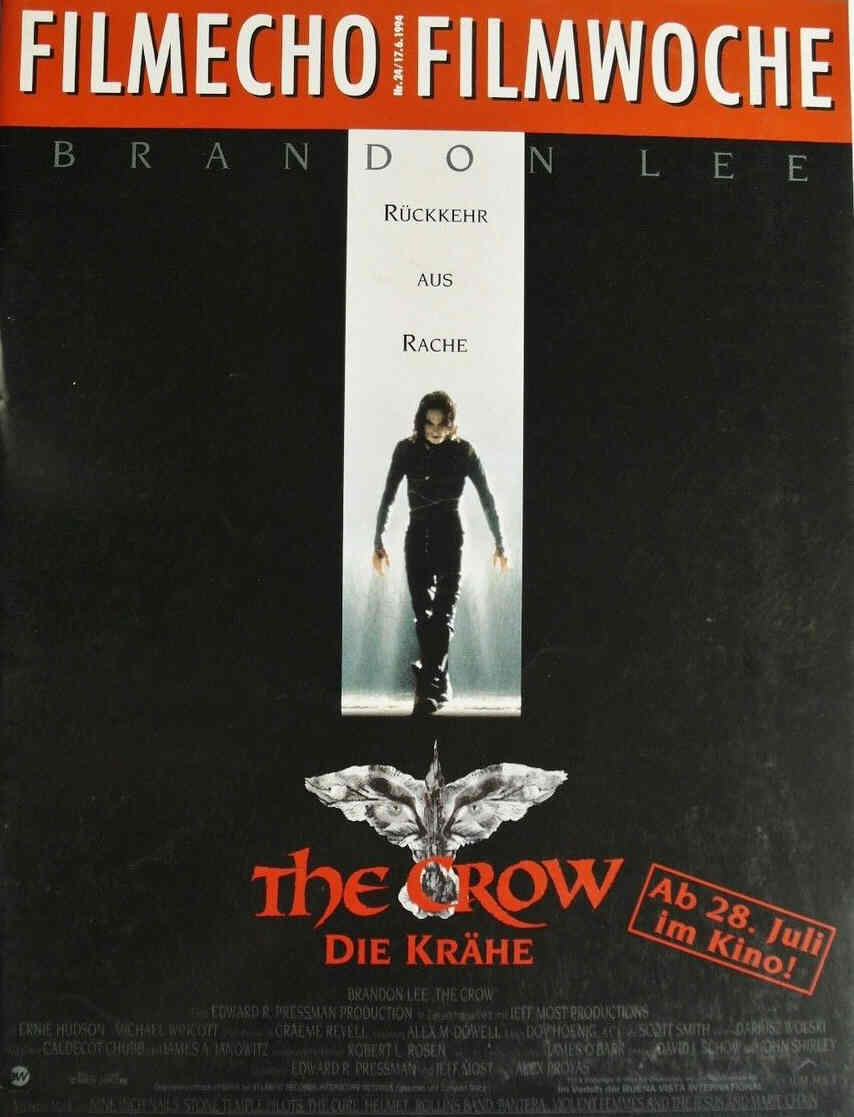 FILM-ECHO FILMWOCHE magazine side cover Issue 24 17 June 1994