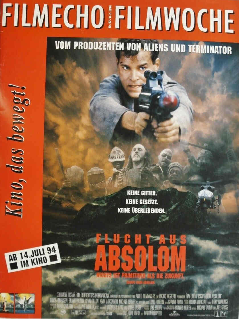 FILM-ECHO FILMWOCHE magazine side cover Issue 27 8 July 1994