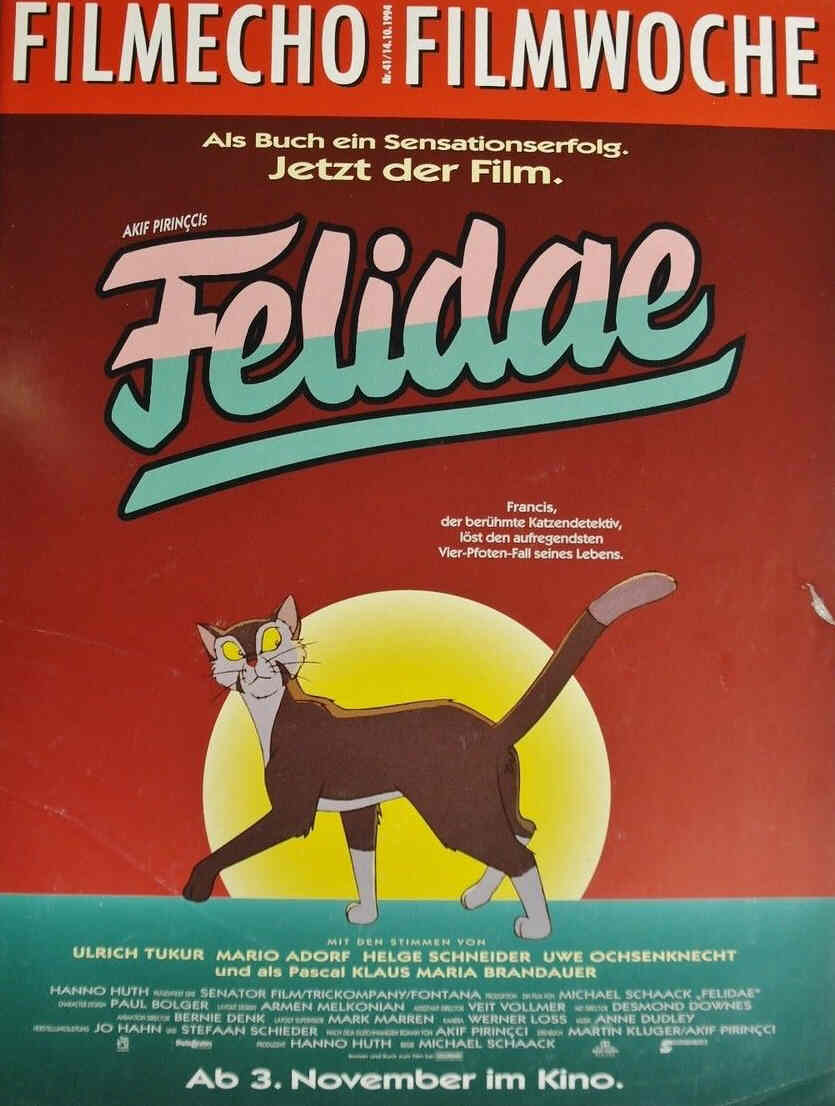 FILM-ECHO FILMWOCHE magazine side cover Issue 41 14 October 1994