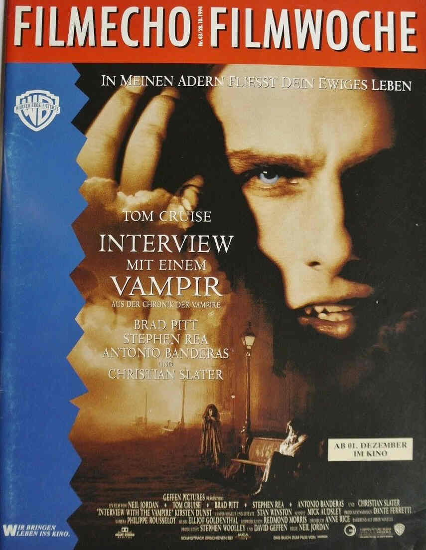 FILM-ECHO FILMWOCHE magazine side cover Issue 43 28 October 1994