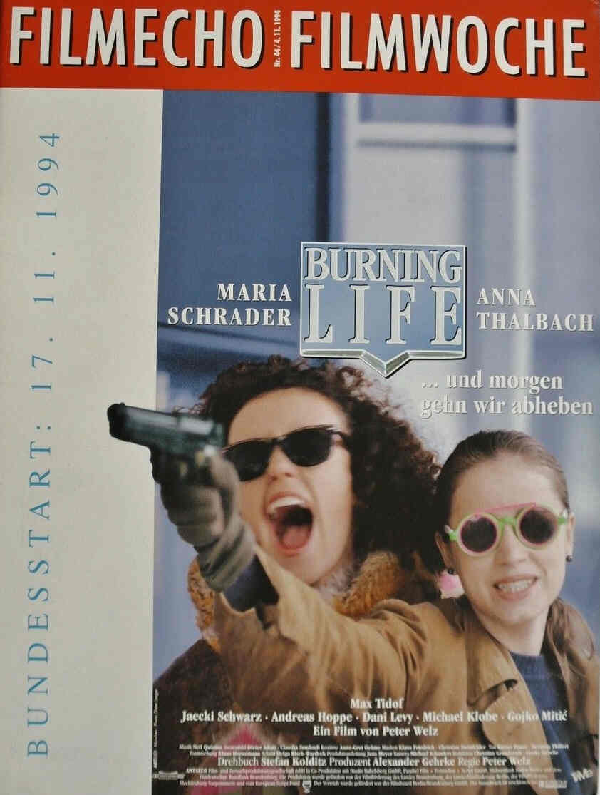 FILM-ECHO FILMWOCHE magazine side cover Issue 44 4 November 1994