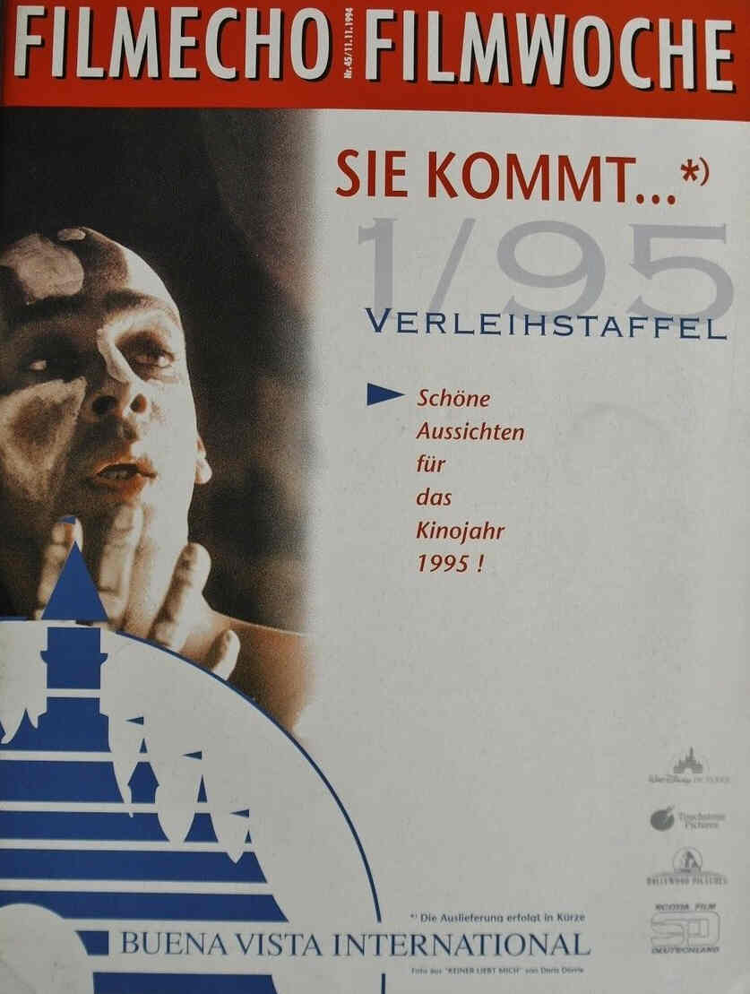 FILM-ECHO FILMWOCHE magazine side cover Issue 45 11 November 1994